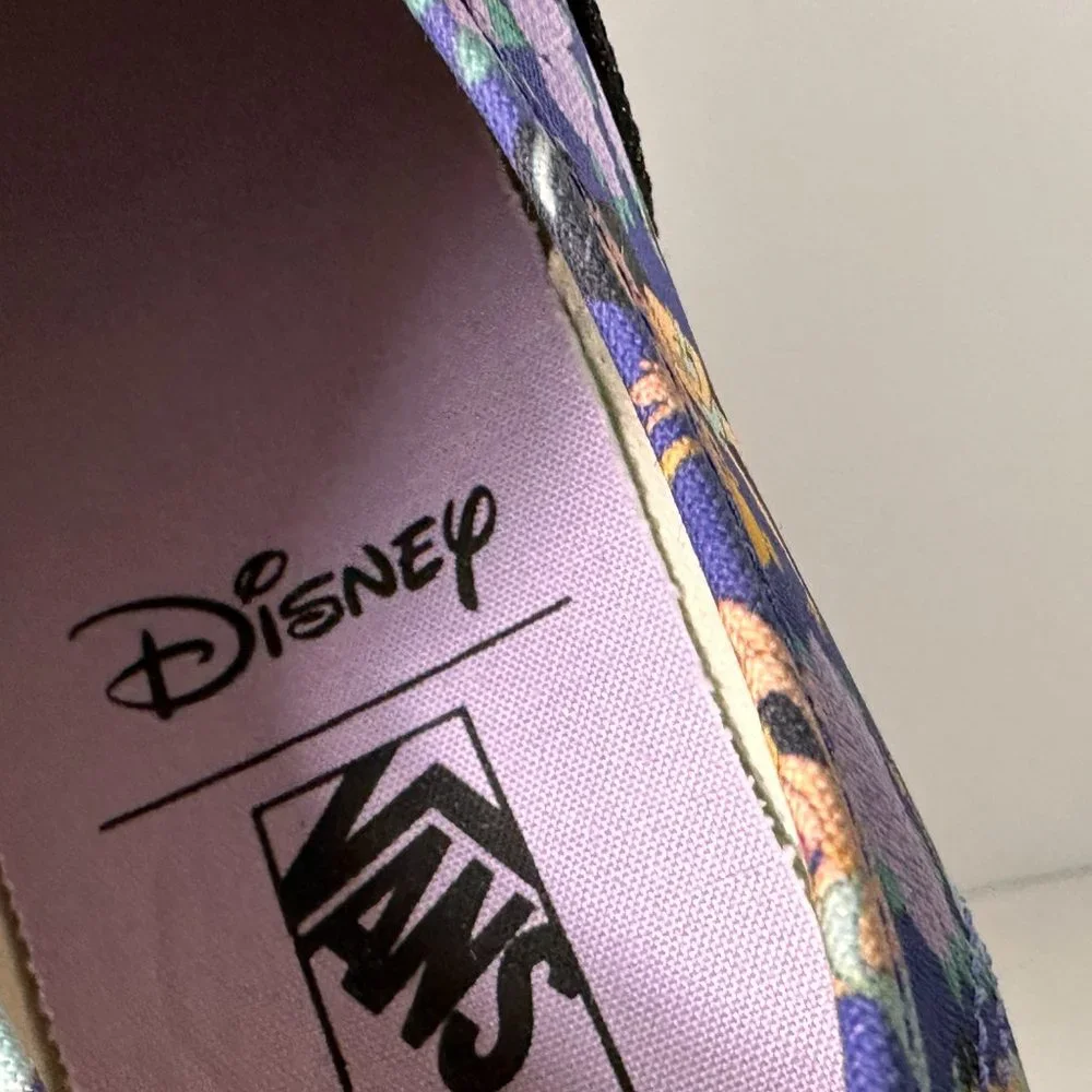 Vans Disney Aladdin Jasmin Print Sneakers Women Size 8.5 / New - Picture 8 of 9